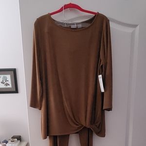 CHICOS 2 PC Travelers Set (TOP is NWT, READ below)